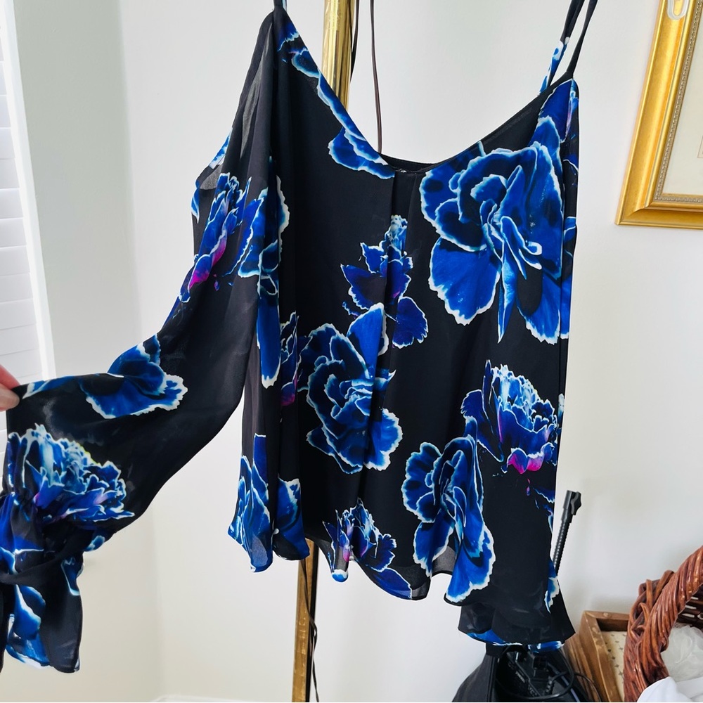Nicole Miller Artelier Floral Blouse